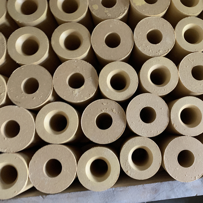 95.5% ZrO2 Refractory Materials Tundish Nozzles Zirconia Inserts Abrasion Proof
