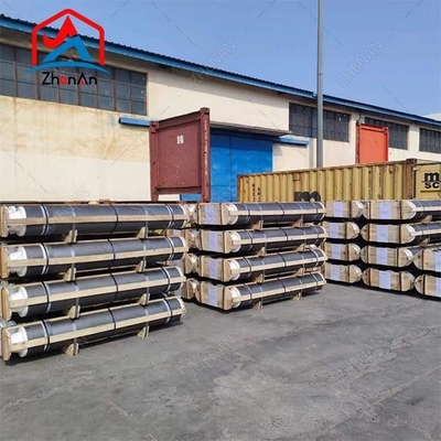 HP 300mm 600mm Carbon Graphite Electrodes With Nipples Graphite Electrode For Electric Arc Furnace