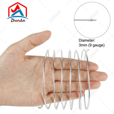 Construction Industry Aluminum Stitching Wire Galvanized Finish Strong Pliable For Concrete Work