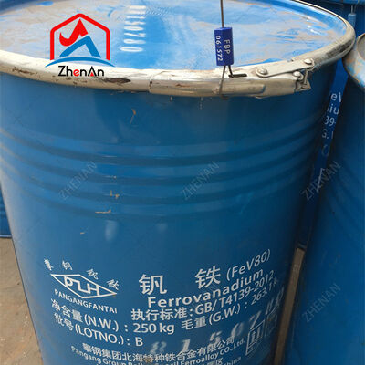 Industrial Ferrovanadium FeV 78 Granules Metallic Grey For Cast Steel Nodularization And Grain Refinement