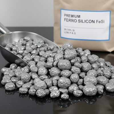 Premium Ferro Silicon FeSi Granules with 55–75% Silicon Content for Alloy Steel and Cast Iron in 10–100mm Sizes and Low Phosphorus & Sulfur