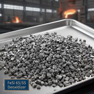 Industrial Ferrosilicon FeSi 65/55 Deoxidizer for Steelmaking with Precise Silicon Content and Uniform Granule Sizes