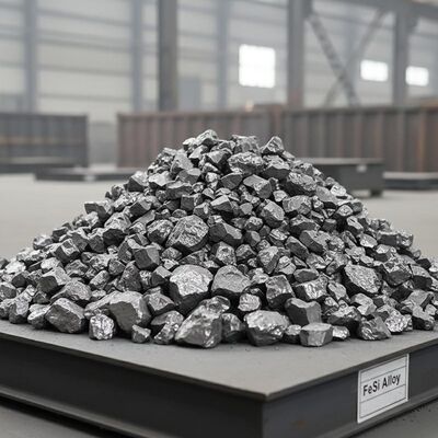 High Purity Ferrosilicon FeSi Alloy for Steelmaking with 10–100mm Granules