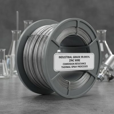 Industrial Grade 99.995% Zinc Wire for Corrosion Resistance and Thermal Spray Processes