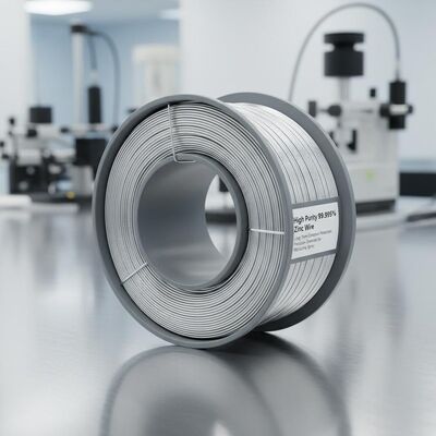 High Purity 99.995% Zinc Wire for Long-Term Corrosion Protection with Precision Diameter for Metallizing Spray