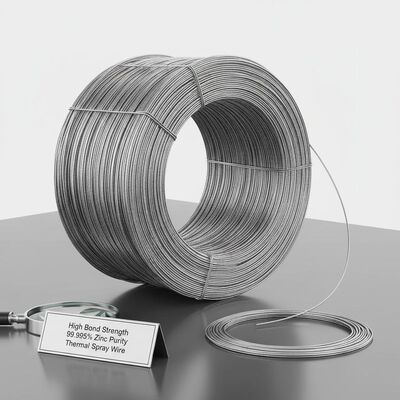 High Bond Strength 99.995% Zinc Purity Thermal Spray Wire for Corrosion Resistance Metallizing