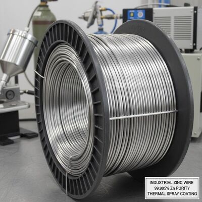 Industrial Zinc Wire with 99.995% Zinc Purity for Corrosion Resistance in Thermal Spray Coating Applications