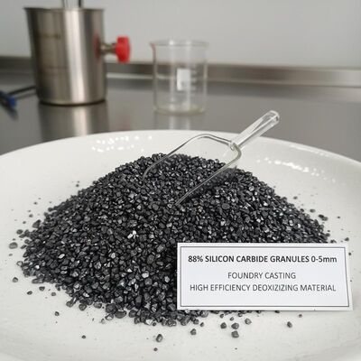 88% Purity Silicon Carbide Granules 0-5mm for High-Efficiency Deoxidizing in Foundry Casting